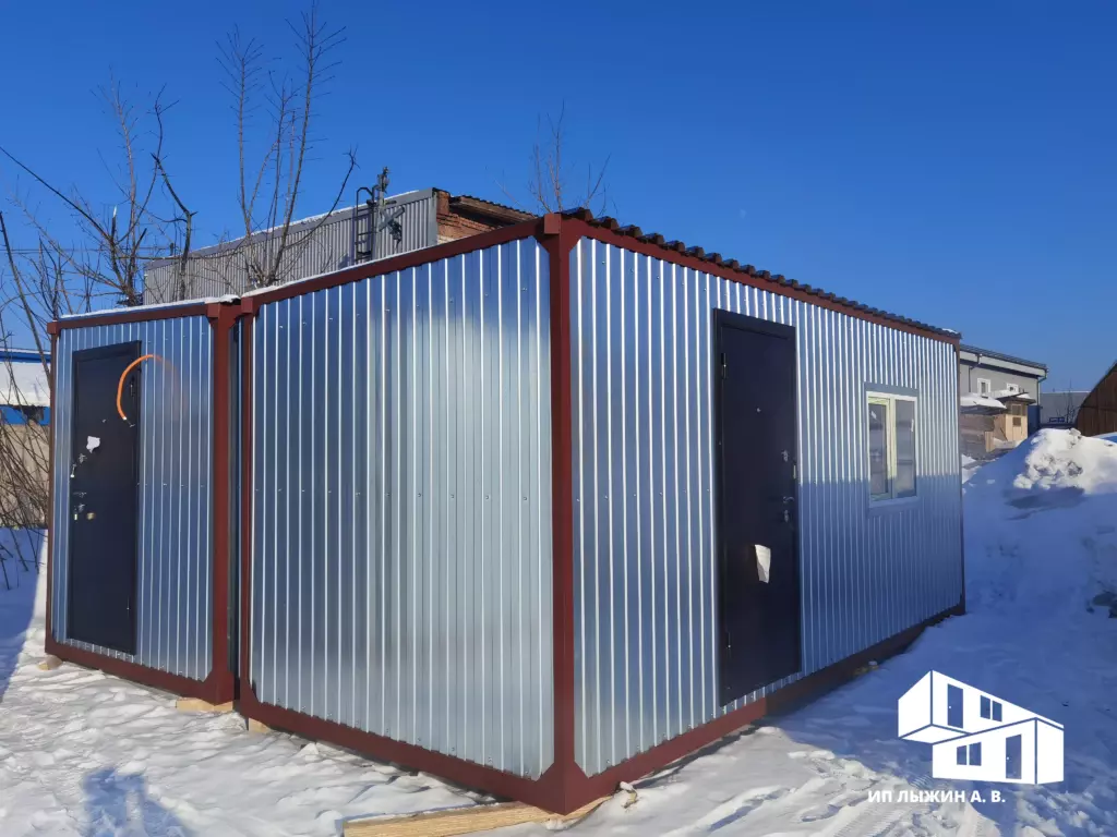 Бытовка строительная «Стандарт» 6×2,4 м
