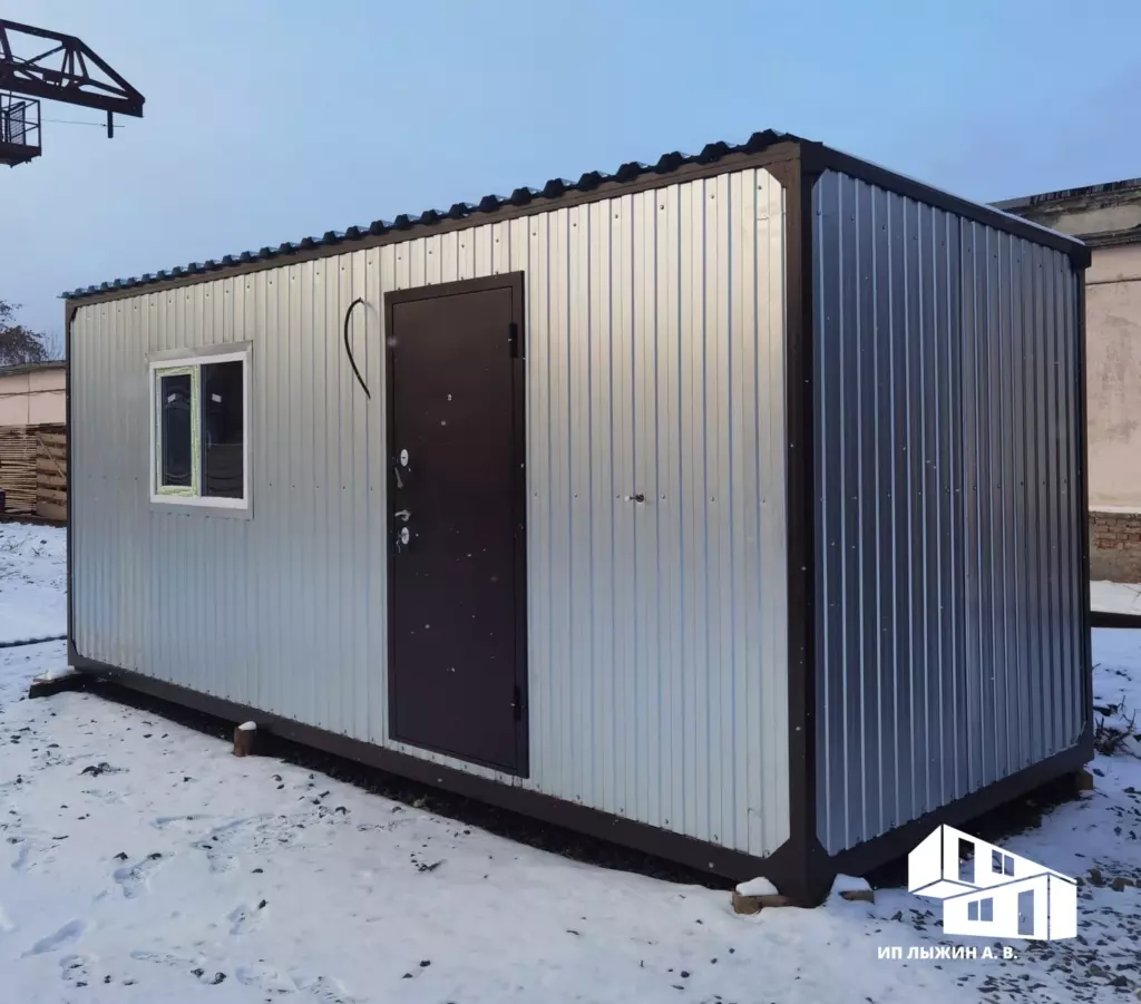 Бытовка строительная «Стандарт» 6×2,4 м